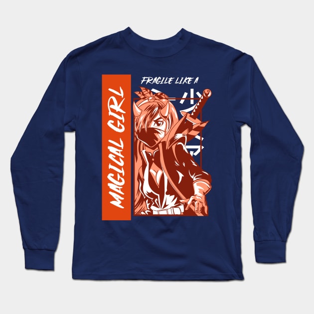 FRAGILE LIKE A MAIGICAL GIRL Long Sleeve T-Shirt by AurosakiCreations